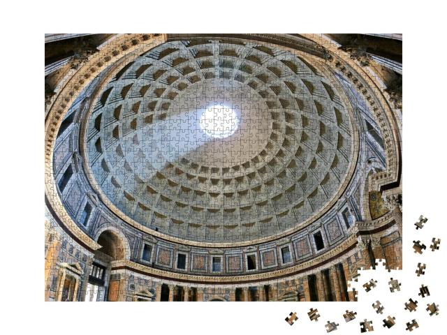 Puzzle 1000 Teile „Antikes architektonisches Meisterwerk: Das Pantheon in Rom“