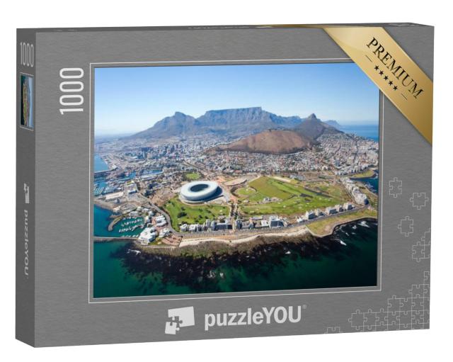 Puzzel 1000 stukjes „Panoramisch uitzicht op Kaapstad, Zuid-Afrika“