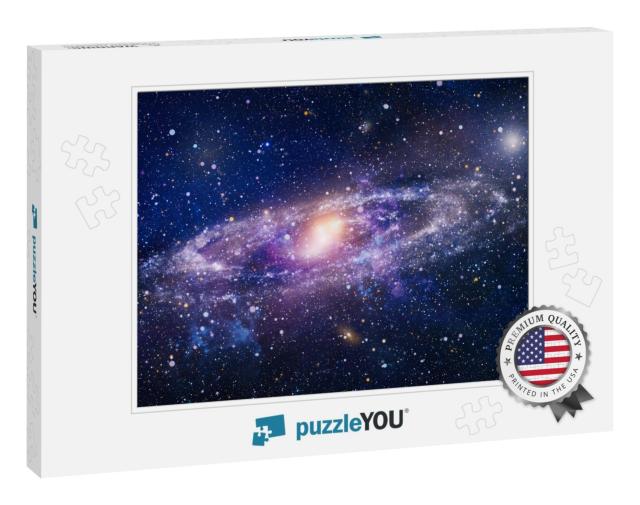 Planets, Stars & Galaxies in Outer Space Showing the Beau... Jigsaw Puzzle