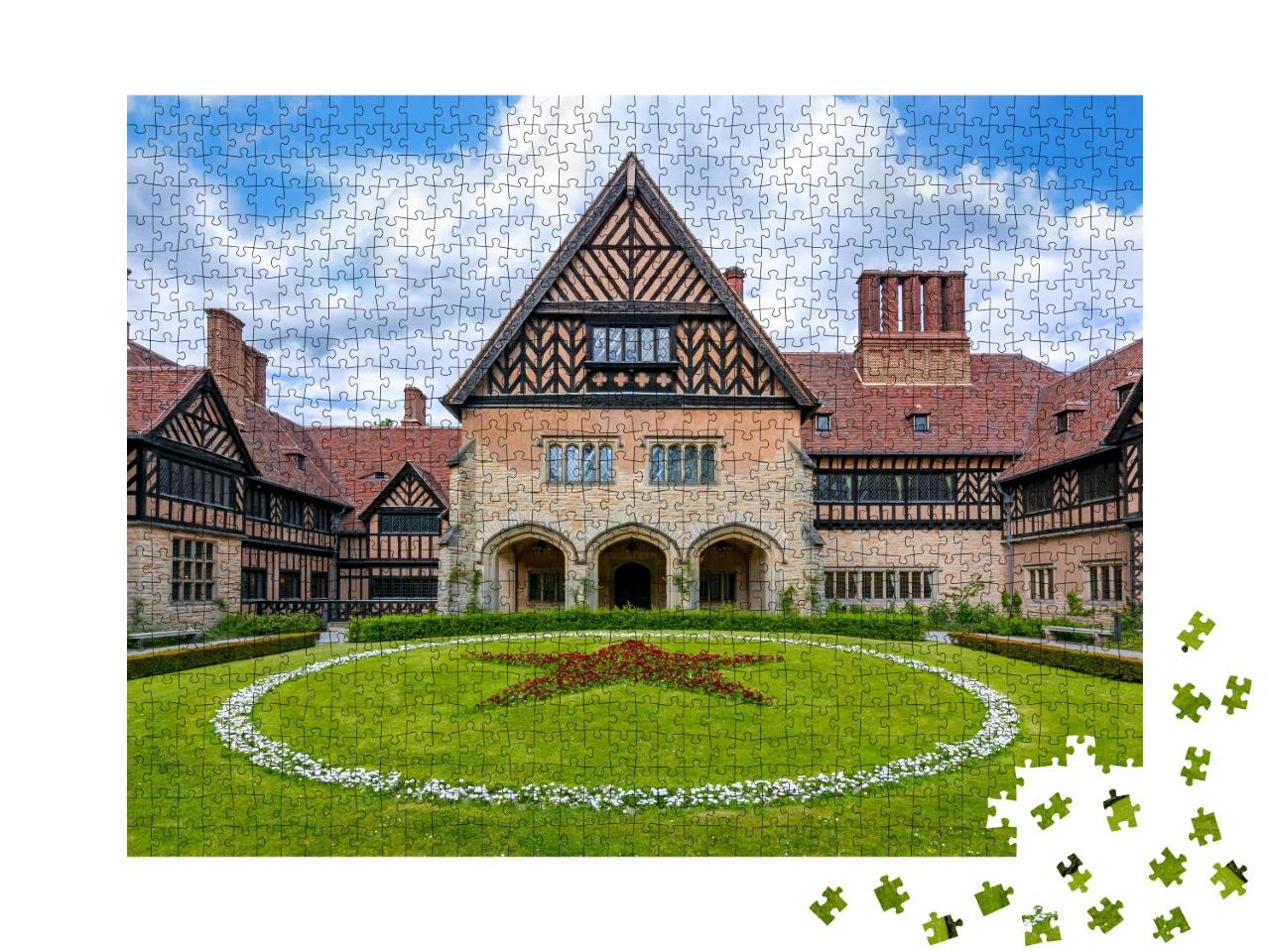 Puzzle 1000 Teile „Schloss Cecilienhof im Neuen Park, Potsdam, Deutschland“