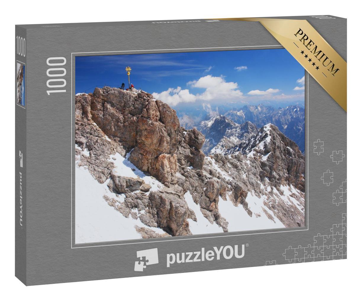 Puzzle 1000 Teile „Zugspitze, der höchste Gipfel in den deutschen Alpen“