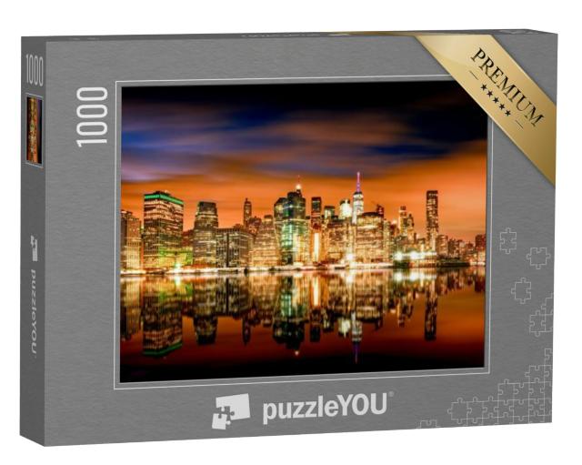 Puzzel 1000 stukjes „New York: Skyline met Brooklyn en Manhattan“