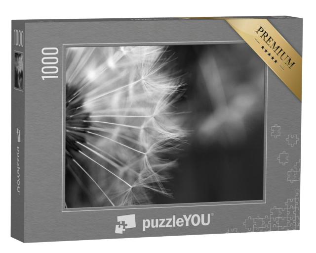 Puzzel 1000 stukjes „Macrofotografie van een paardenbloem“