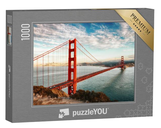 Puzzel 1000 stukjes „Golden Gate Bridge, San Francisco, VS“