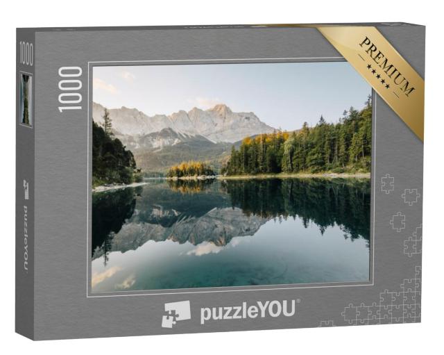 Puzzel 1000 stukjes „Eibsee bij Grainau, Beieren, Duitsland“