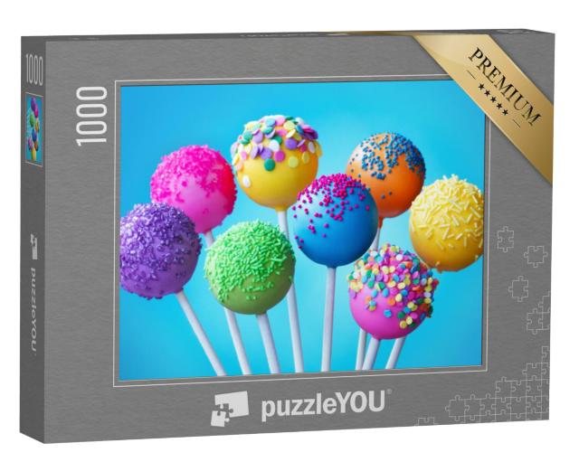 Puzzel 1000 stukjes „Taart Pops“