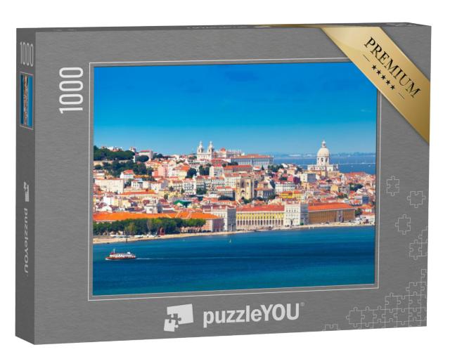 Puzzel 1000 stukjes „Skyline van Lissabon, Portugal“