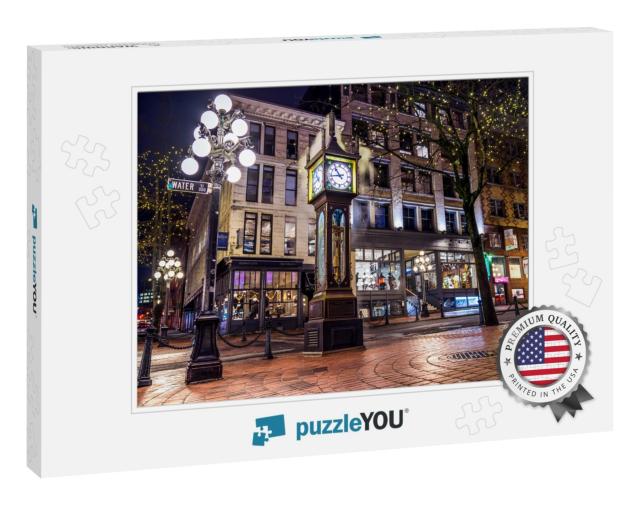 Vancouver, British Columbia - Canada. Downtown Iconic Lan... Jigsaw Puzzle