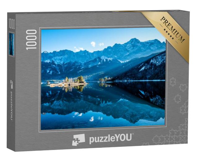 Puzzel 1000 stukjes „Eibsee en Zugspitze“