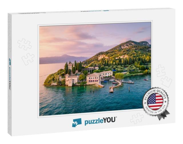 Punta San Vigilio on Garda Lake, Verona Province, Veneto... Jigsaw Puzzle