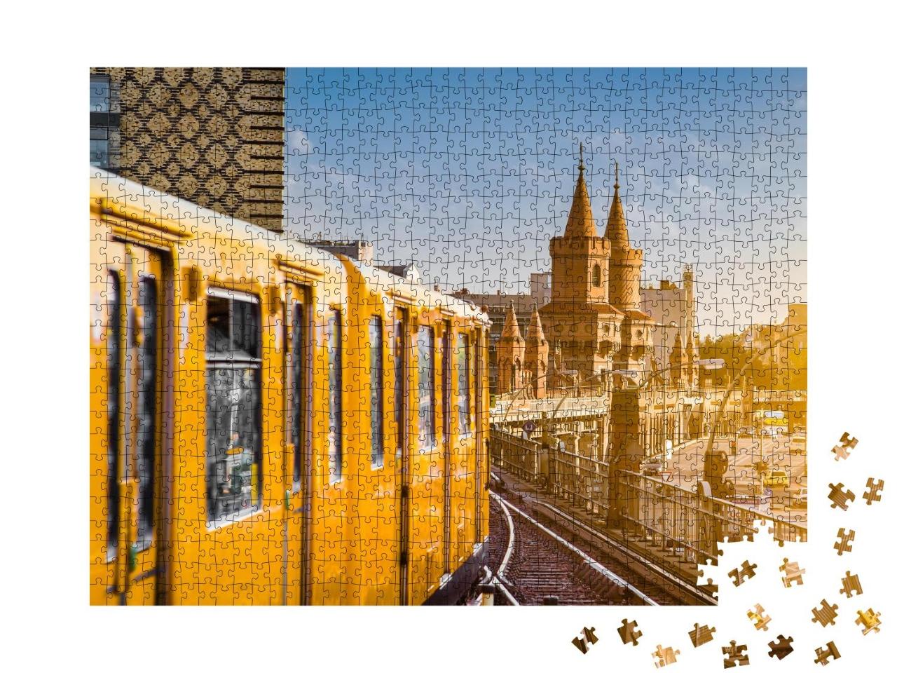 Puzzle 1000 Teile „Die Berliner durch Friedrichshain-Kreuzberg“