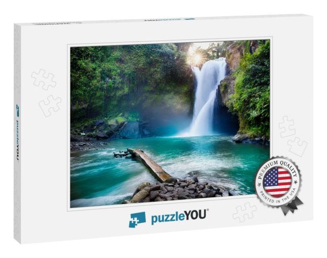 Waterfall Hidden in the Tropical Jungle... Jigsaw Puzzle
