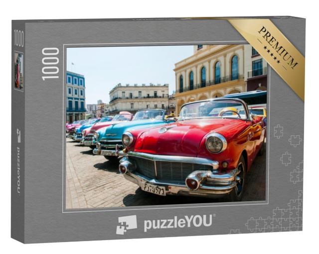 Puzzel 1000 stukjes „Havana, Cuba: Oldtimer“