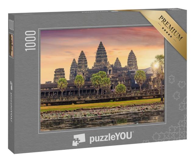 Puzzle „Schöner Sonnenaufgang am Angkor Wat, Siem Reap, Kambodscha“