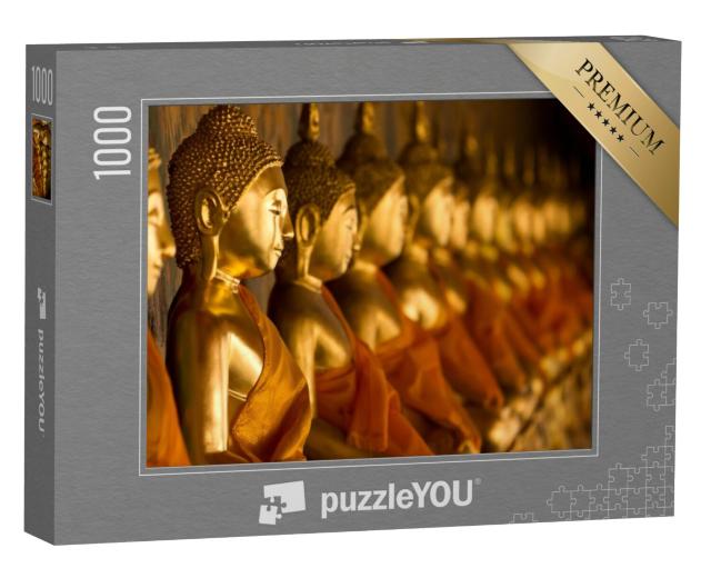 Puzzel 1000 stukjes „Boeddhabeeld in Wat Arun, Bangkok Thailand“