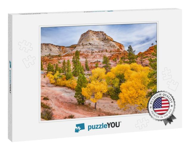 Fall Color in Zion National Park, Utah... Jigsaw Puzzle