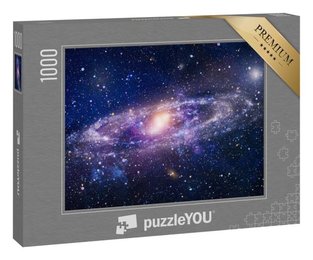 Puzzle 1000 Teile „Planeten, Sterne und Galaxien: Schönheit des Weltraums“