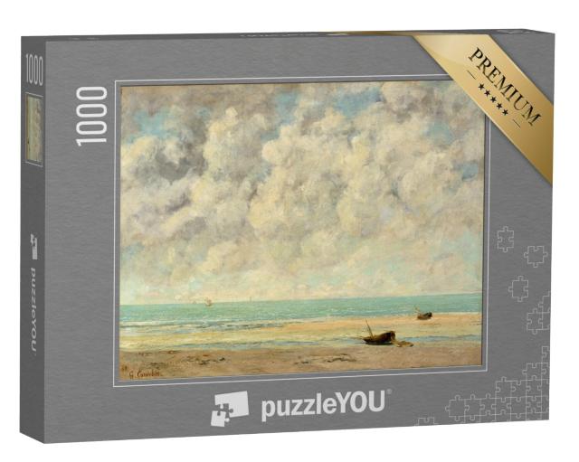 Puzzel 1000 stukjes „Gustave Courbet - De kalme zee“