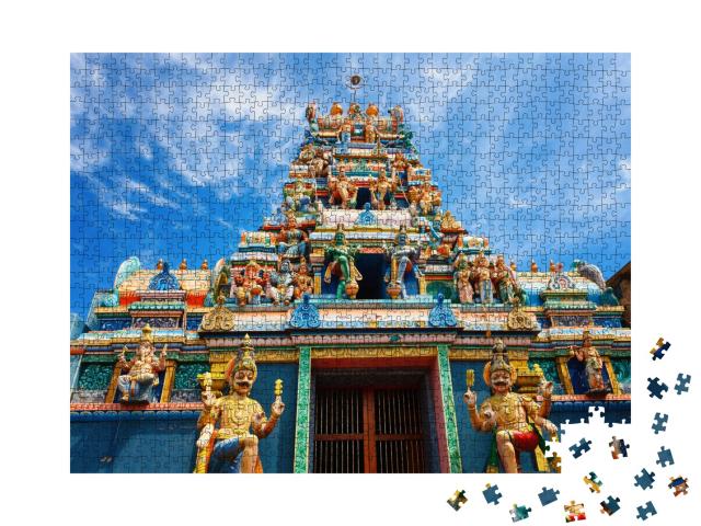 Puzzle 1000 Teile „Traditioneller Hindu-Tempel, Colombo, Sri Lanka“
