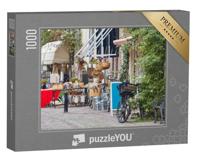 Puzzel 1000 stukjes „De oude Walstraat in de historische binnenstad van Deventer, Nederland“