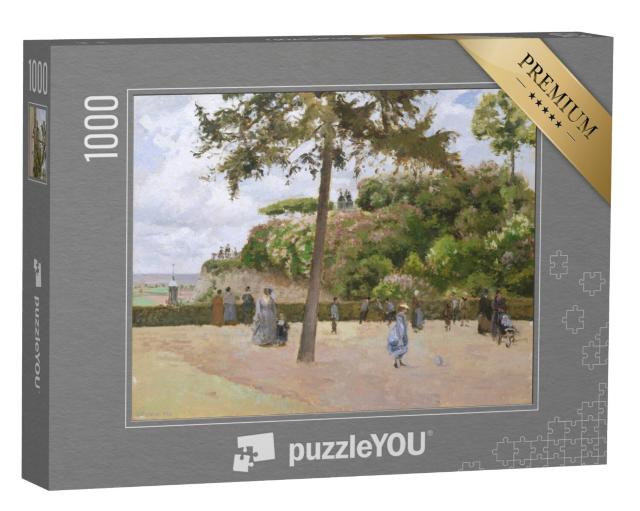 Puzzel 1000 stukjes „Camille Pissarro - De openbare tuin van Pontoise“