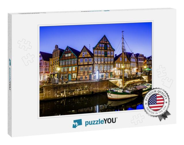Old Town of Stade in North Germany - North Sea... Jigsaw Puzzle
