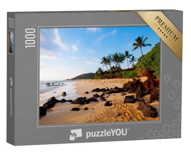 Puzzel 1000 stukjes „Strand van Makena in Hawaï“