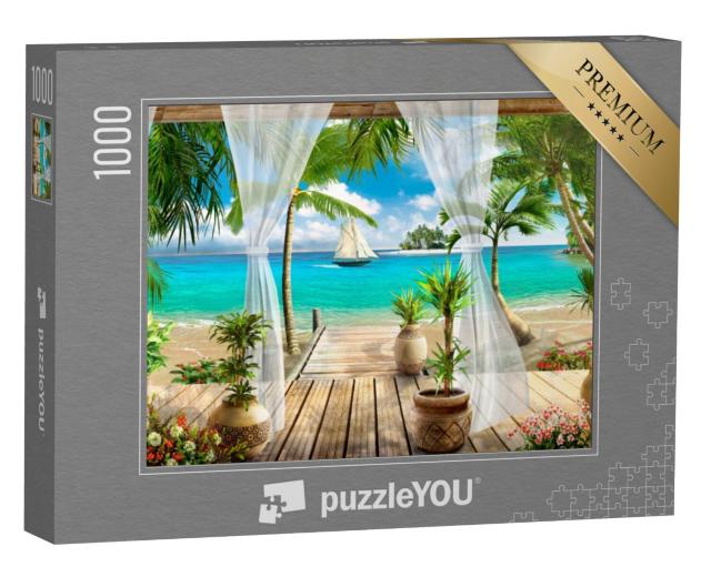 Puzzel 1000 stukjes „Tropisch paradijs“