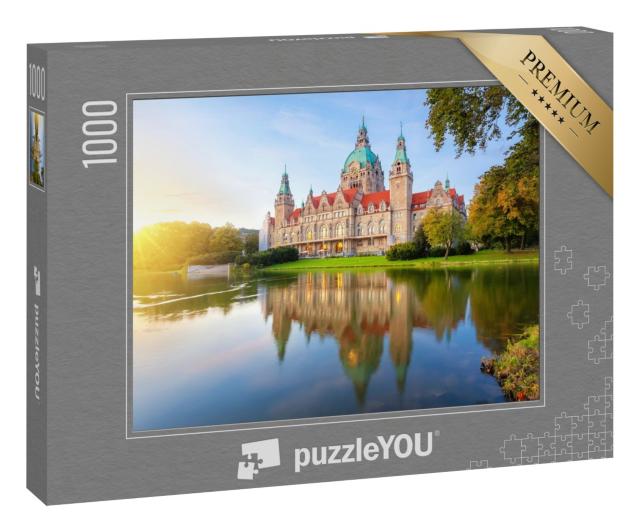 Puzzle 1000 Teile „Hannover, Deutschland, Neues Rathaus“
