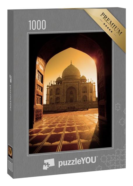 Puzzle „Taj Mahal im Sonnenlicht “