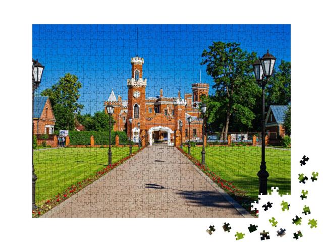 Puzzle 1000 Teile „Fürstliches Schloss Oldenburg, Gebiet Woronesch, Russland“