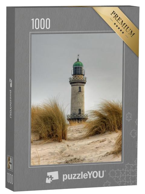 Puzzel 1000 stukjes „Vuurtoren in Warnemünde, Mecklenburg-Vorpommern“