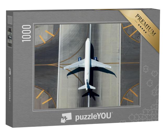 Puzzel 1000 stukjes „Smalrompvliegtuigen op de startbaan“