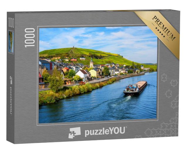 Puzzel 1000 stukjes „Moezel bij Wormeldange, Luxemburg“