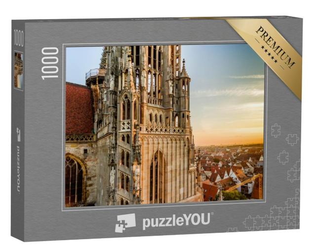 Puzzel 1000 stukjes „Ulm Minster met de hoogste kerktoren ter wereld“