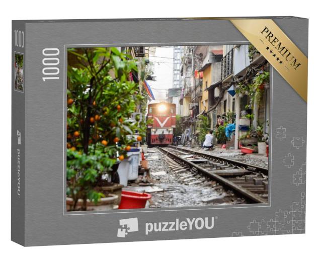 Puzzel 1000 stukjes „Populaire plek en belangrijkste attractie in Hanoi, Vietnam“