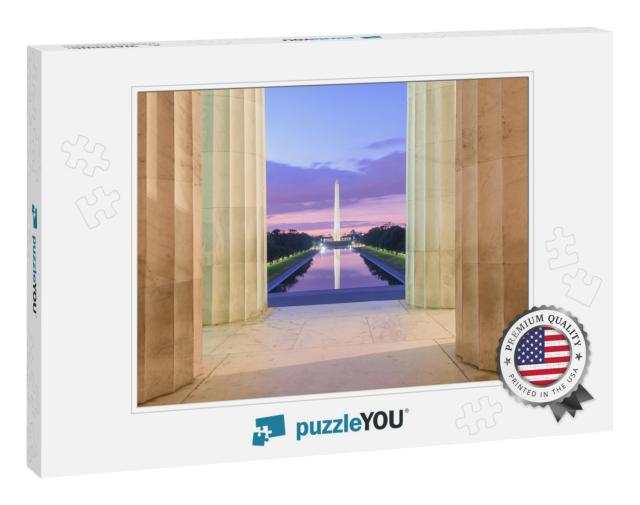 Washington Monument & Reflecting Pool from Lincoln Memori... Jigsaw Puzzle