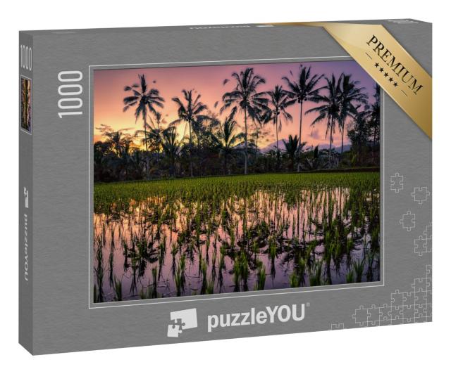 Puzzle 1000 Teile „Reisfeld auf Bali, Indonesien“