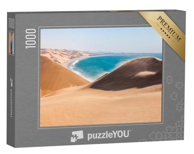 Puzzel 1000 stukjes „De Namib-woestijn langs de Atlantische Oceaan, zuidelijk Afrika, Namibië“