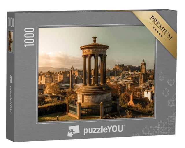 Puzzel 1000 stukjes „Zonnige herfstdag in Edinburgh“