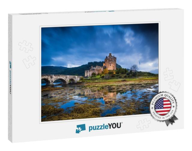 Eilean Donan Castle, Scotland, Reflecting Itself Into the... Jigsaw Puzzle