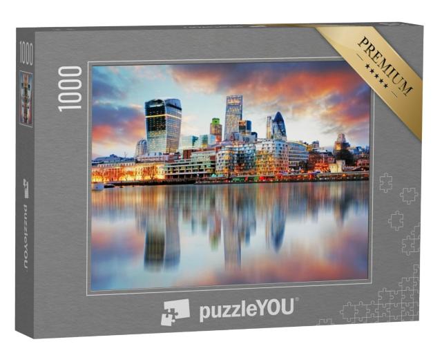 Puzzel 1000 stukjes „Londen skyline“