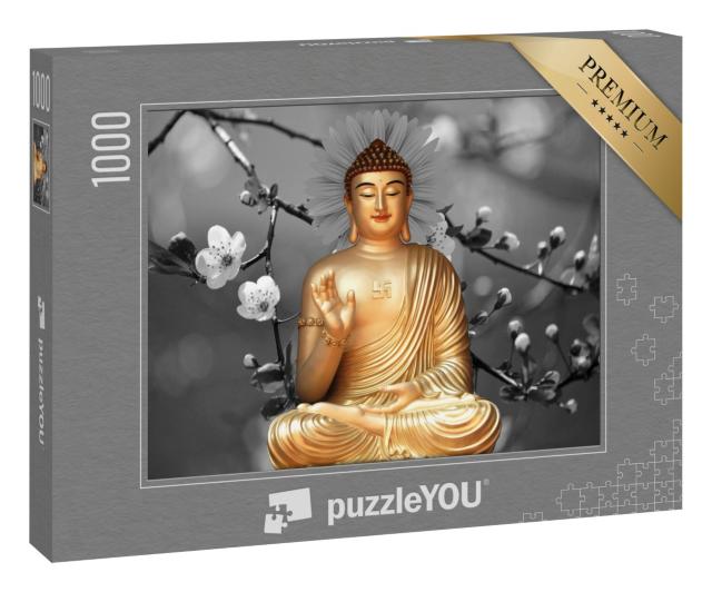 Puzzle „Schöne Buddha-Tapete “