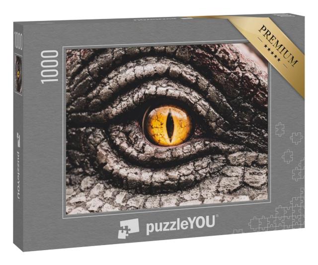 Puzzle 1000 Teile „Nahaufnahme: das Auge der Dinosaurier“