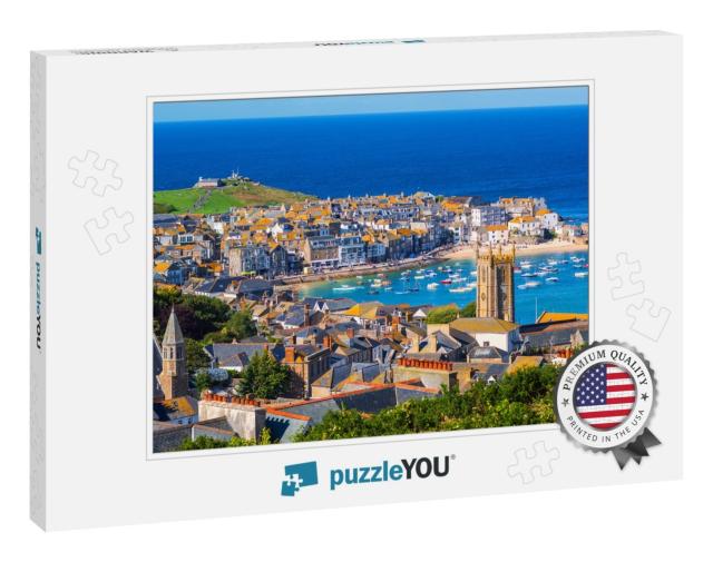 Picturesque St Ives, a Popular Seaside Town & Port in Cor... Jigsaw Puzzle