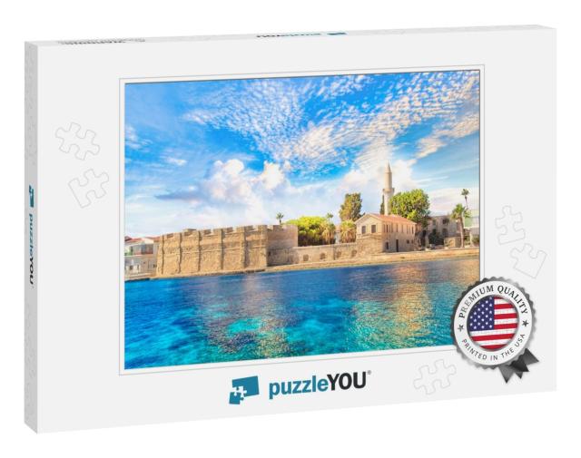 Beautiful View of the Castle of Larnaca, on the Island of... Jigsaw Puzzle