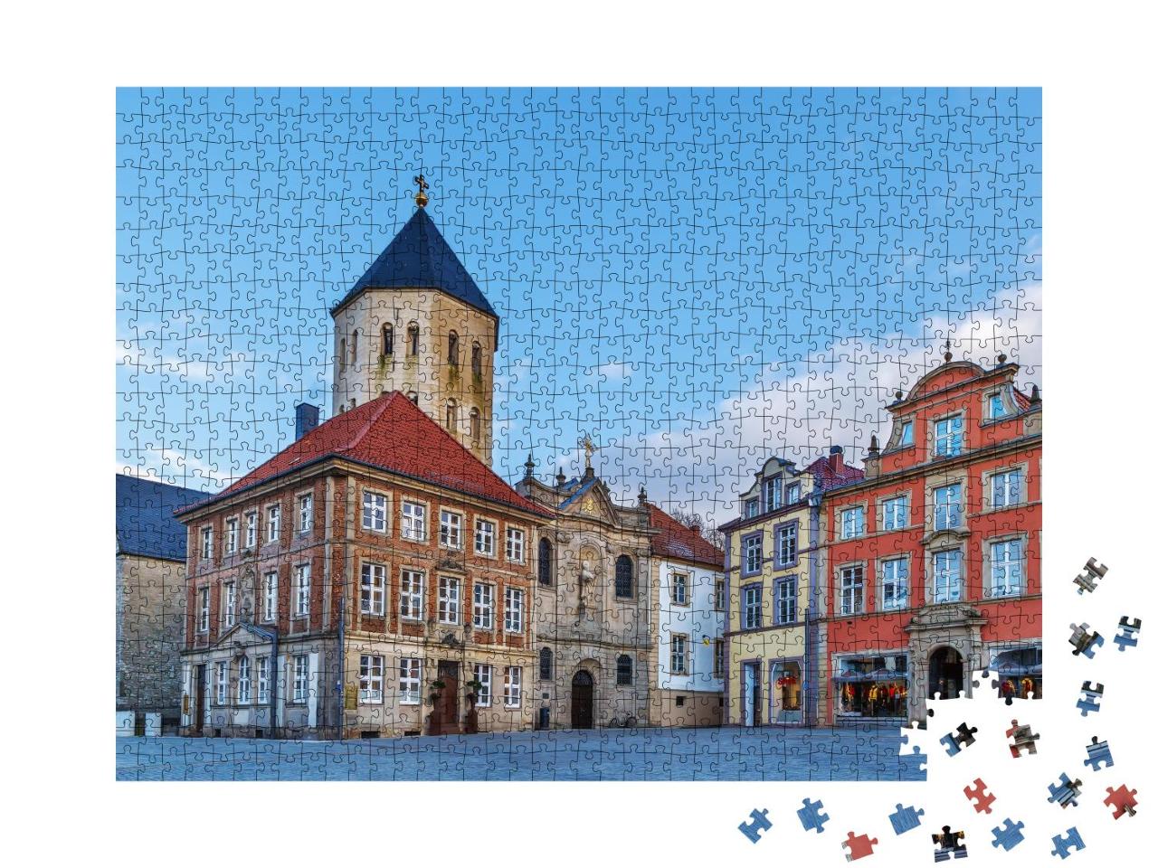 Puzzle 100 Teile „Marktplatz Paderborn“