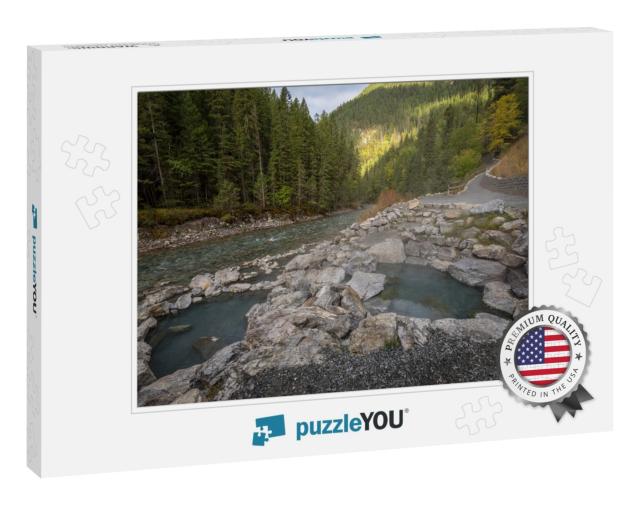 Empty & Inviting Natural Hot Springs Next to Lussier Rive... Jigsaw Puzzle