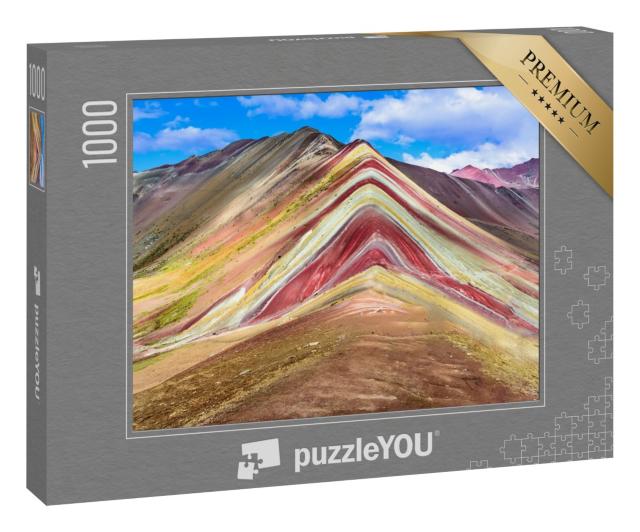 Puzzle 1000 Teile „Regenbogenberg Vinicunca, Peru“