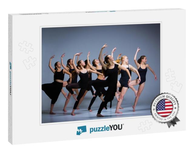 The Group of Modern Ballet Dancers... Jigsaw Puzzle